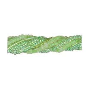  Cousin Serenity Mixed Seed Beads 50 Grams/Pkg Green 