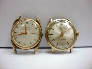 Lot Of Two Self Winding Vintage Wrist Watchs Bulova & Lord Elgin 