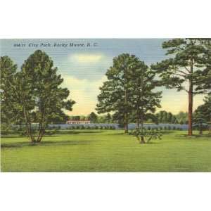   Postcard City Park   Rocky Mount North Carolina 