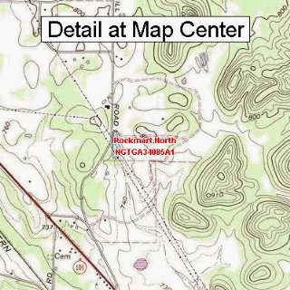  USGS Topographic Quadrangle Map   Rockmart North, Georgia 