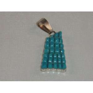  Turquoise Jewelry Silver Pendant   PD 0053 Sports 