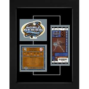 Florida Marlins 2003 World Series Replica Ticket & Patch Frame  