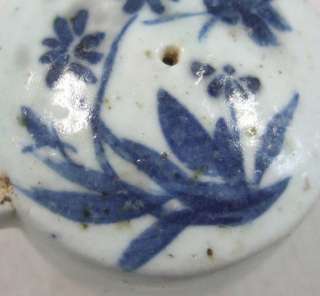 E384 Korean Rhee Dynasty style blue and white porcelain ware water 