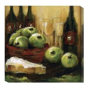  Apples & Brie by Christina Doelling   24x24 Ready to Hang 