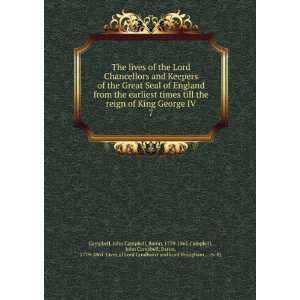   Lives of Lord Lyndhurst and Lord Brougham  (v. 8) Campbell Books