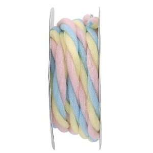   Pink Blue & Maize Tulle Cord Spools 6 