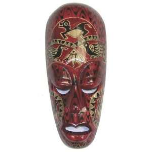  Batik Tribal Mask ~ 9.5 Inch
