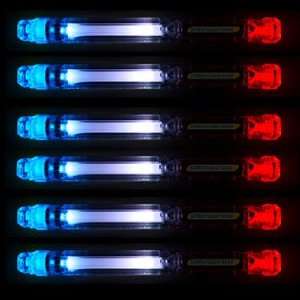  6 Red White and Blue Streetlight MAX Flashing LED Light 