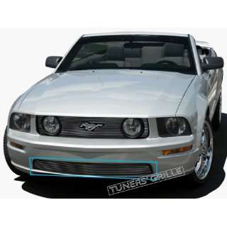  05 06 07 08 09 Ford Mustang GT V8 1pc Bumper Billet Grille 