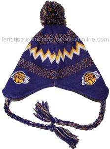 LA Los Angeles Lakers Baby Newborn Rope Knit Beanie Hat  