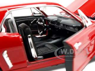 1964 1/2 FORD MUSTANG COUPE RED 124 DIECAST MODEL  