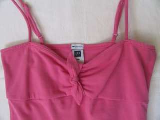 Hot Pink GAP Stretch Tube Tank Top with Spaghetti STRAP Size S  
