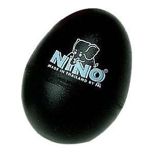  Meinl NINO Plastic Egg Shaker (Black) Musical Instruments