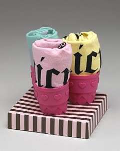 NIB JUICY COUTURE BABY GIRL DIAPER COVER SET OF 3  