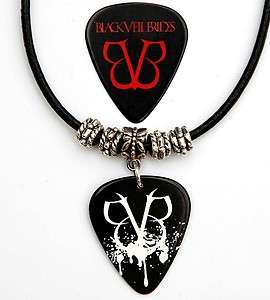 Black Veil Brides Black Leather Necklace Plus Pick  