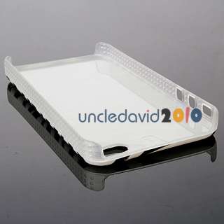 FOR Verizon ATT Apple iPhone4G Black&White Zebra Hard Case Skin+Screen 