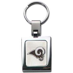  St. Louis Rams NFL Square Etched Keychain Sports 