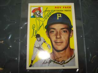 Roy Face #87 1954 Topps Autographed Signed 94 Topps Archives FREE 