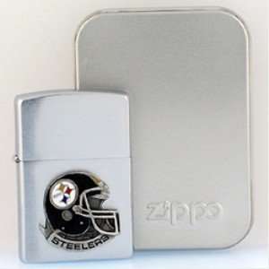  NFL Zippo Lighter   Steelers Helmet