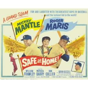 Safe At Home   Movie Poster   11 x 17 
