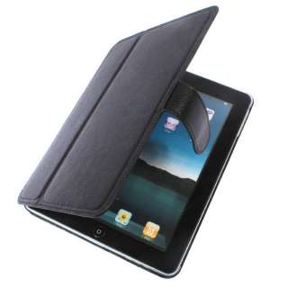   Premium Apple iPad PC Black Leather Case Skin Holiday Gifts Sale