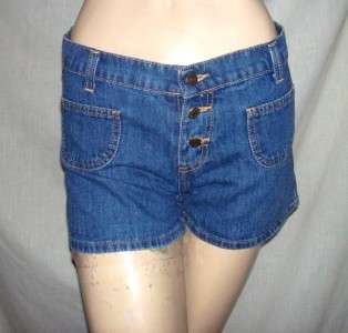 Vintage Jordache Denim Blue Mini Shorts 7/8  