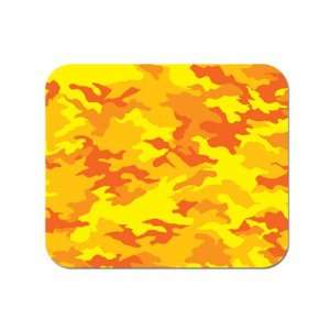  Camouflage Print   Yellow Mousepad Mouse Pad