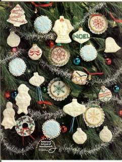 CANDLEWICK CHRISTMAS ORNAMENTS~Vintage 83 Pattern Book  