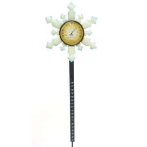  Toland 221326 Snowflake Thermometer and Snow Gauge Patio 