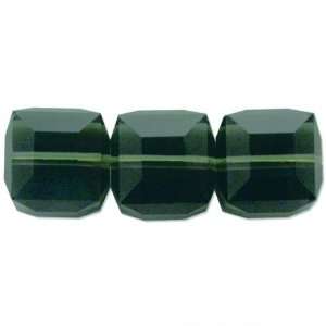  3 Morion Square Cube Swarovski Crystal Beads 5601 8mm 