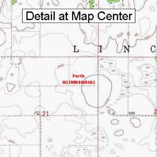  USGS Topographic Quadrangle Map   Perth, Minnesota (Folded 
