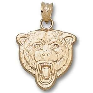  Chicago Bears NFL Bear Logo 5/8 Pendant (Gold Plate 
