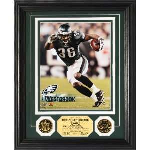  Brian Westbrook 24KT Gold Coin Photo Mint Sports 