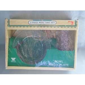  Vintage 1983 Wheaton Glass Cabbage Patch Kids Meal Time 