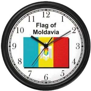  Flag of Moldavia   Moldavian Theme Wall Clock by 