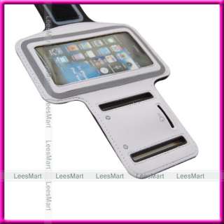 white SPORTS WORKOUT ARM BAND CASE IPHONE 4G ipod touch  