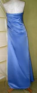 NWT Jessica McClintock Periwinkle Blue Satin Dress Size 4  