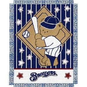  MLB Milwaukee Brewers Baby Blanket