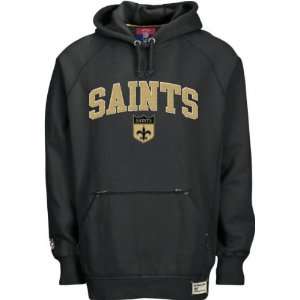  New Orleans Saints Black Classic Hooded Sweatshirt Sports 