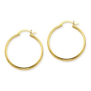  14k Polished Hoop Earring Jewelry