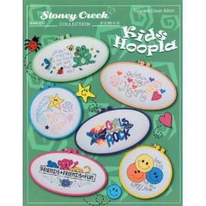    Counted Cross Stitch Pattern Book Kids Hoopla