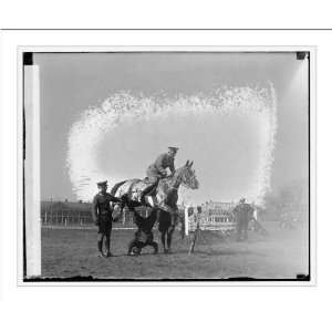   Print (L) [Unidentified man jumping with horse]