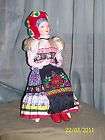 Hungarian Doll traditional Matyo hand painted silk NEW