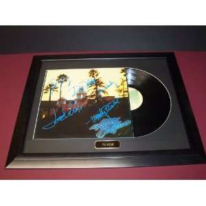    the eagles autographed lp hotel california 