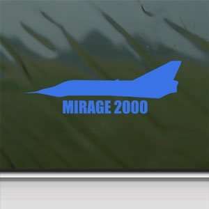  MIRAGE 2000 Blue Decal Military Soldier Window Blue 