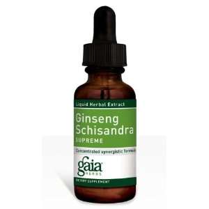  Gaia Herbs Ginseng Schizandra Supreme 128 oz Health 