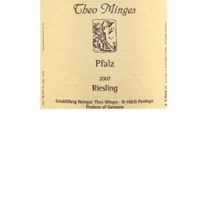  2007 Theo Minges Riesling Pfalz 1 L Grocery & Gourmet 