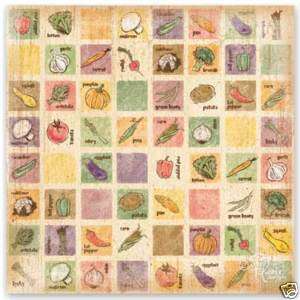 Vegetable Medley 12x12 Paper by Flair Design x2  