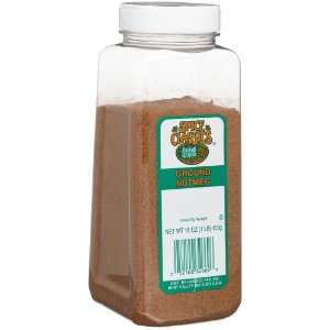Spice Classics Nutmeg, Ground, 16 Ounce Plastic Bottle  