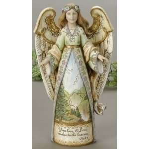 Pack of 2 Josephs Studio Easter Mountain Angel Figures With Verse 10 